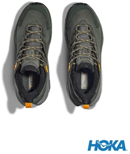 HOKA ONE ONE Kaha 2 Low Gore-Tex Sepatu Hiking Tahan Air /Oranye Hijau HO1123190TRYL Details for HOKA ONE ONE Kaha 2 Low Gore-Tex Sepatu Hiking Tahan Air /Oranye Hijau HO1123190TRYL
