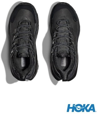 HOKA ONE ONE Kaha 2 Low GTX Hiking Shoes Black Beige HO1123190FBBLC Details for HOKA ONE ONE Kaha 2 Low GTX Hiking Shoes Black Beige HO1123190FBBLC