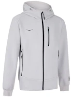 HOKA ONE ONE Knit Jacket Cosmic Gray - Comfy Breathable Hoodie. 1171814-COSMIC GRAY HOKA ONE ONE Knit Jacket Cosmic Gray - Comfy Breathable Hoodie. 1171814-COSMIC GRAY