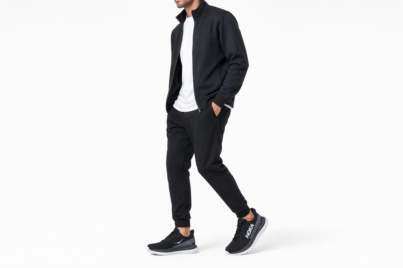 Order HOKA ONE ONE Mach 4 輕便 低筒 跑步鞋 男款 黑色