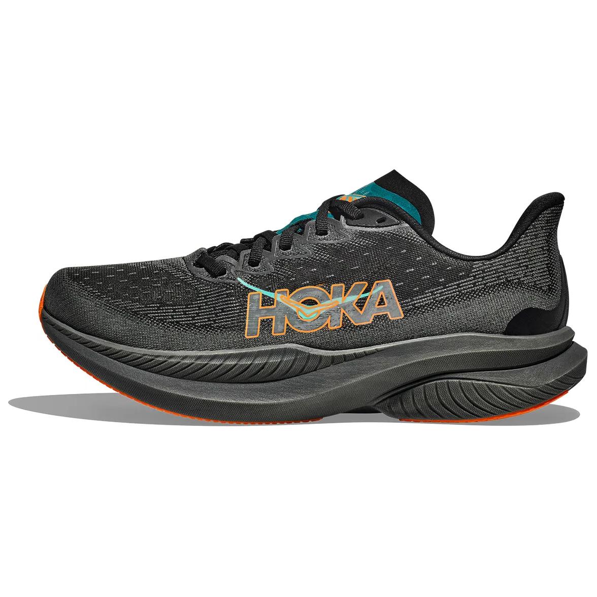 HOKA ONE ONE MACH 6 Lightweight Slip-Resistant Running Shoes - Black 1147790-bklc