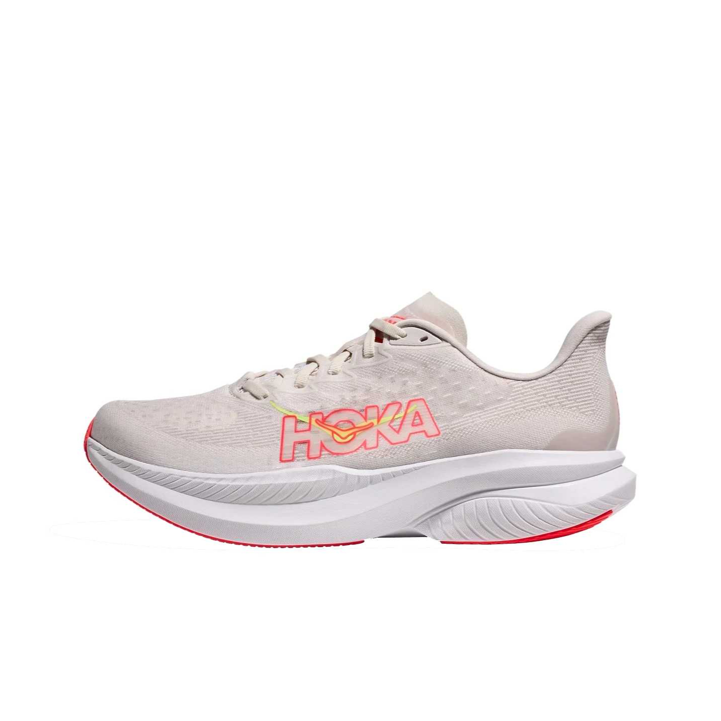 HOKA ONE ONE MACH 6 Training Running Shoes Low-Top Cushioned Support. 1147790-GRTN
