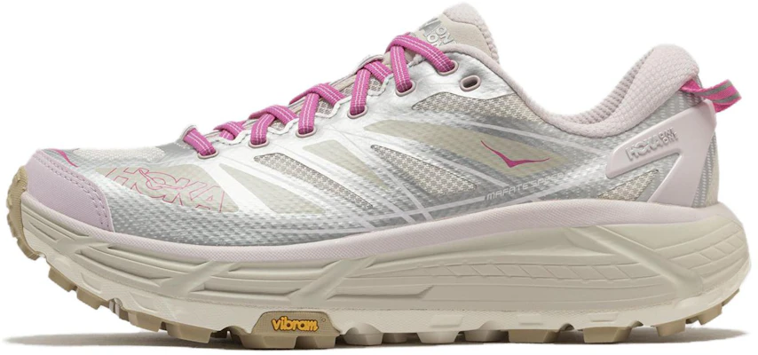 HOKA ONE ONE Mafate Speed 2 越野跑鞋 米色銀色 舒適款式 1126851-SVRL Buy HOKA ONE ONE Mafate Speed 2 越野跑鞋 米色銀色 舒適款式 1126851-SVRL
