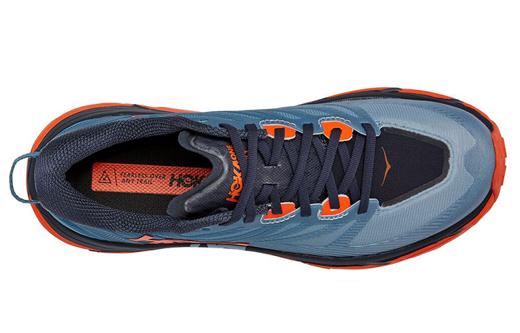 Lookbook HOKA ONE ONE Mafate Speed 3 低筒 跑步鞋 男款 藍紅