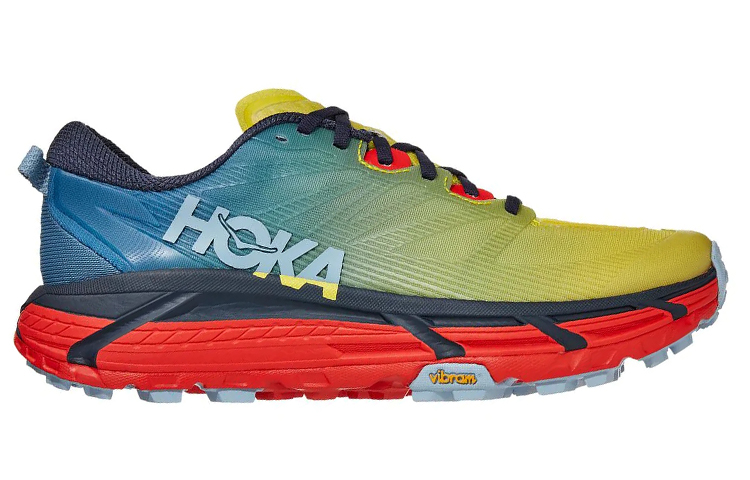 Order HOKA ONE ONE Mafate Speed 3 低帮跑步鞋 藍黃紅