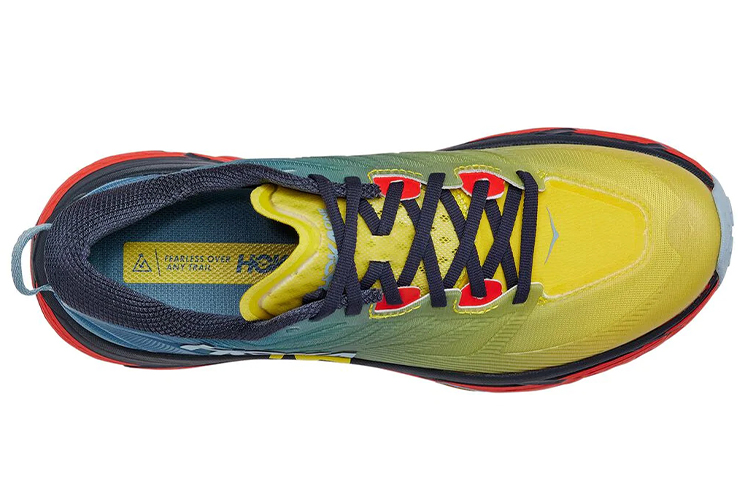 Lookbook HOKA ONE ONE Mafate Speed 3 低帮跑步鞋 藍黃紅