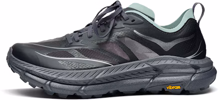 HOKA ONE ONE Mafate Speed 4 Black Grey Nylon Casual Running Shoes 1168450-CJD HOKA ONE ONE Mafate Speed 4 Black Grey Nylon Casual Running Shoes 1168450-CJD