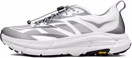 HOKA ONE ONE Mafate Speed 4 LITE White/Black Outdoor Trail Running Shoes 1168971-WBLC