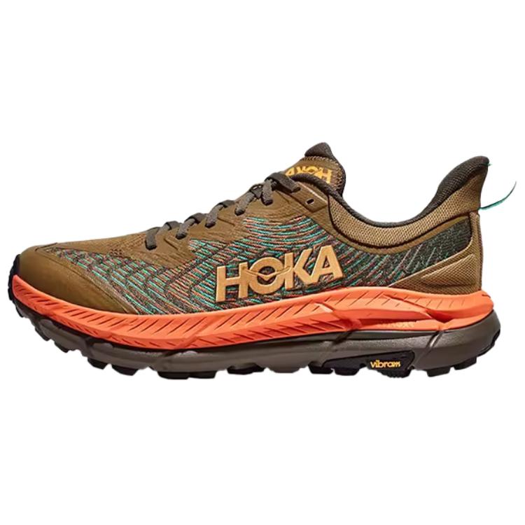 HOKA ONE ONE Mafate Speed 4 Trail Running Shoes - Pumpkin Orange. 1129930-AQL