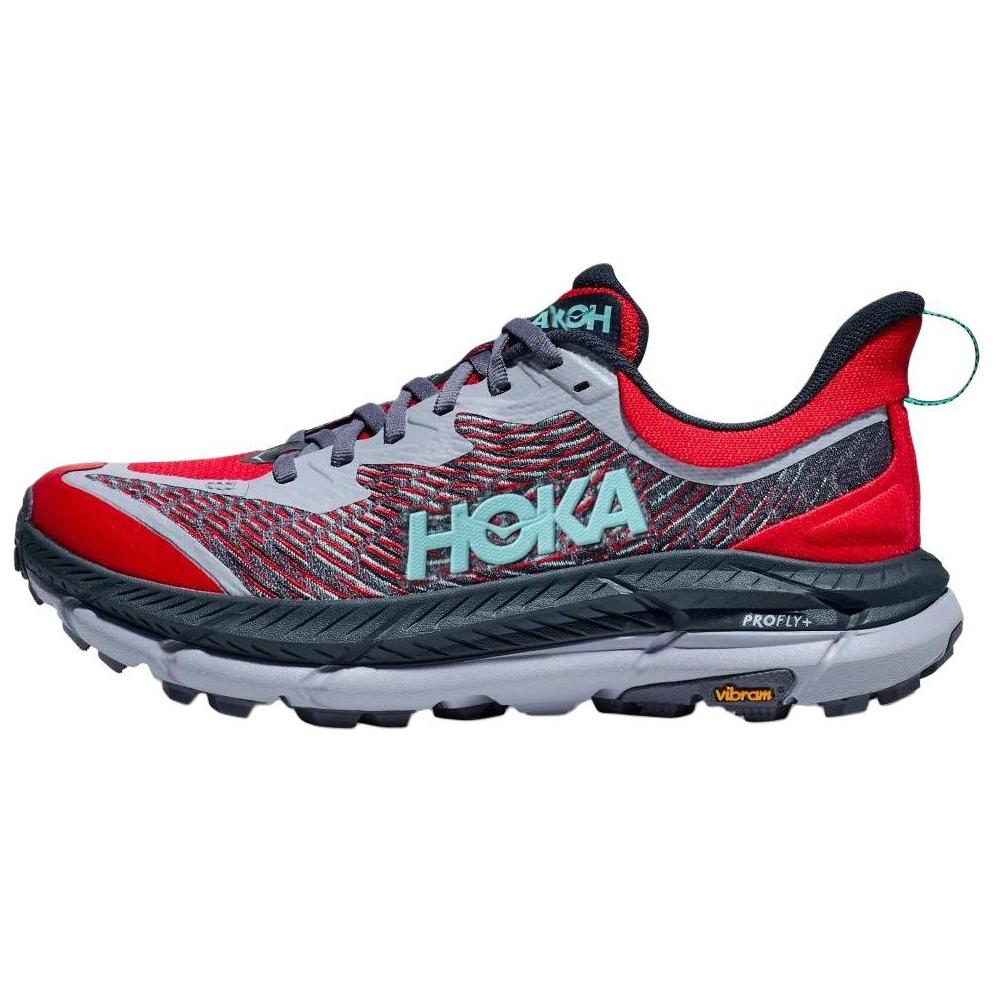 HOKA ONE ONE Mafate Speed 4 Trail Running Shoes Gray Low-Top PROFLY+ Midsole 1129930-CTRM