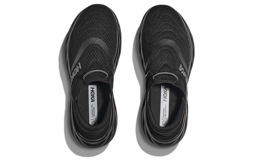 Lookbook HOKA ONE ONE Ora Recovery 2 鞋 防滑耐磨透氣 低幫 跑步鞋 男女同款 黑色