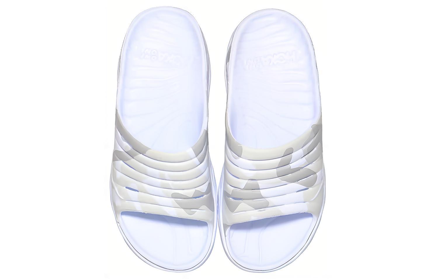 Shop HOKA ONE ONE Ora復原滑鞋 戶外運動拖鞋 男女同款 白色