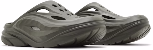Cheap HOKA ONE ONE 舒適休閒 防臭防磨防滑包頭拖鞋 男款 灰色