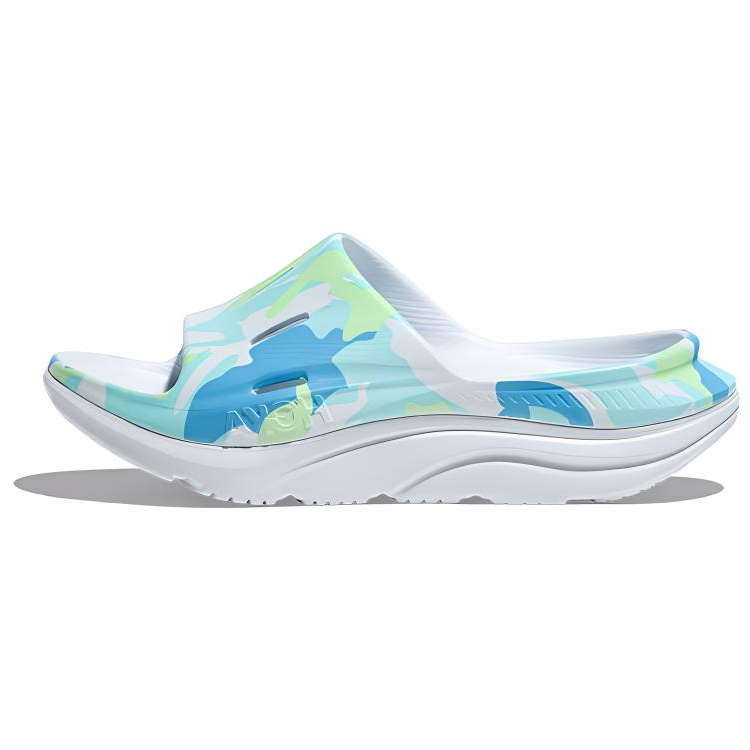 HOKA ONE ONE Ora Recovery Slide 3 Breathable Anti-Odor Slides Blue 1156730/ILD