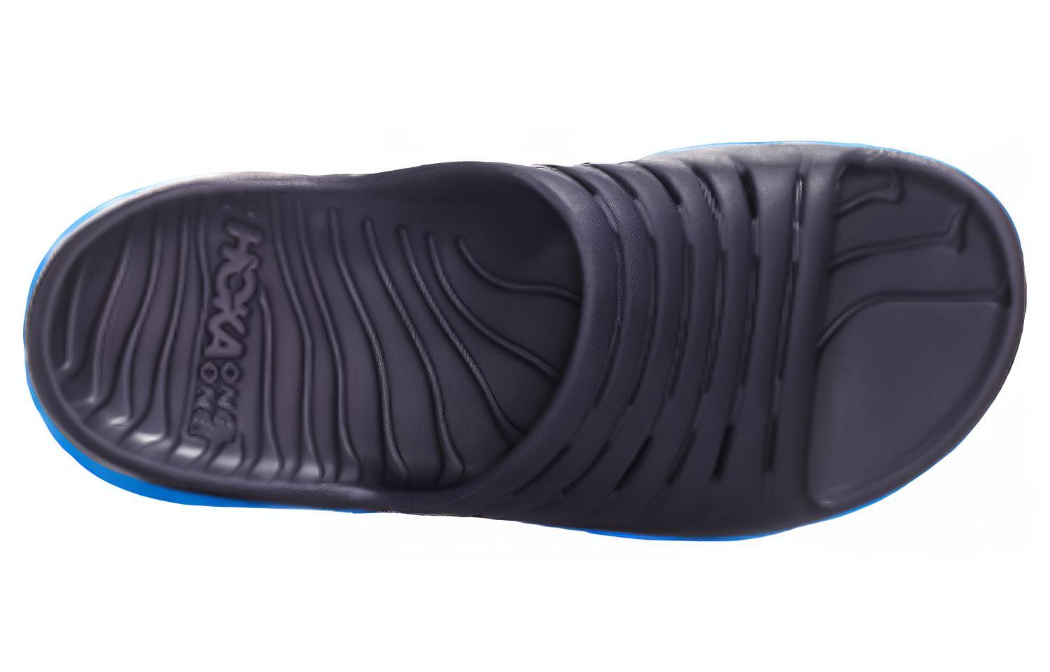 Shop HOKA ONE ONE Ora Recovery Slide 'Black Blue' 1099673-EDNB