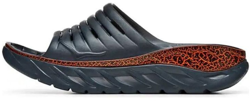HOKA ONE ONE Ora Recovery Slide 'Biru Grafit Jingga Kesemek' 1126850-BGPO Buy HOKA ONE ONE Ora Recovery Slide 'Biru Grafit Jingga Kesemek' 1126850-BGPO