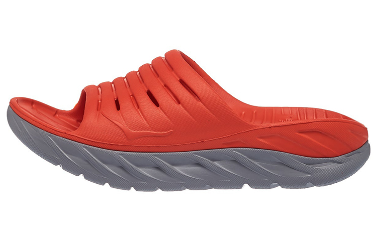 HOKA ONE ONE Ora Recovery Slide 'Grey Red' 1099673-MRWDV