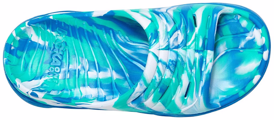 호카 오네오네 오라 리커버리 슬라이드 스와릴 아틀란티스 블루 코럴 1126856-ABCL Lookbook 호카 오네오네 오라 리커버리 슬라이드 스와릴 아틀란티스 블루 코럴 1126856-ABCL