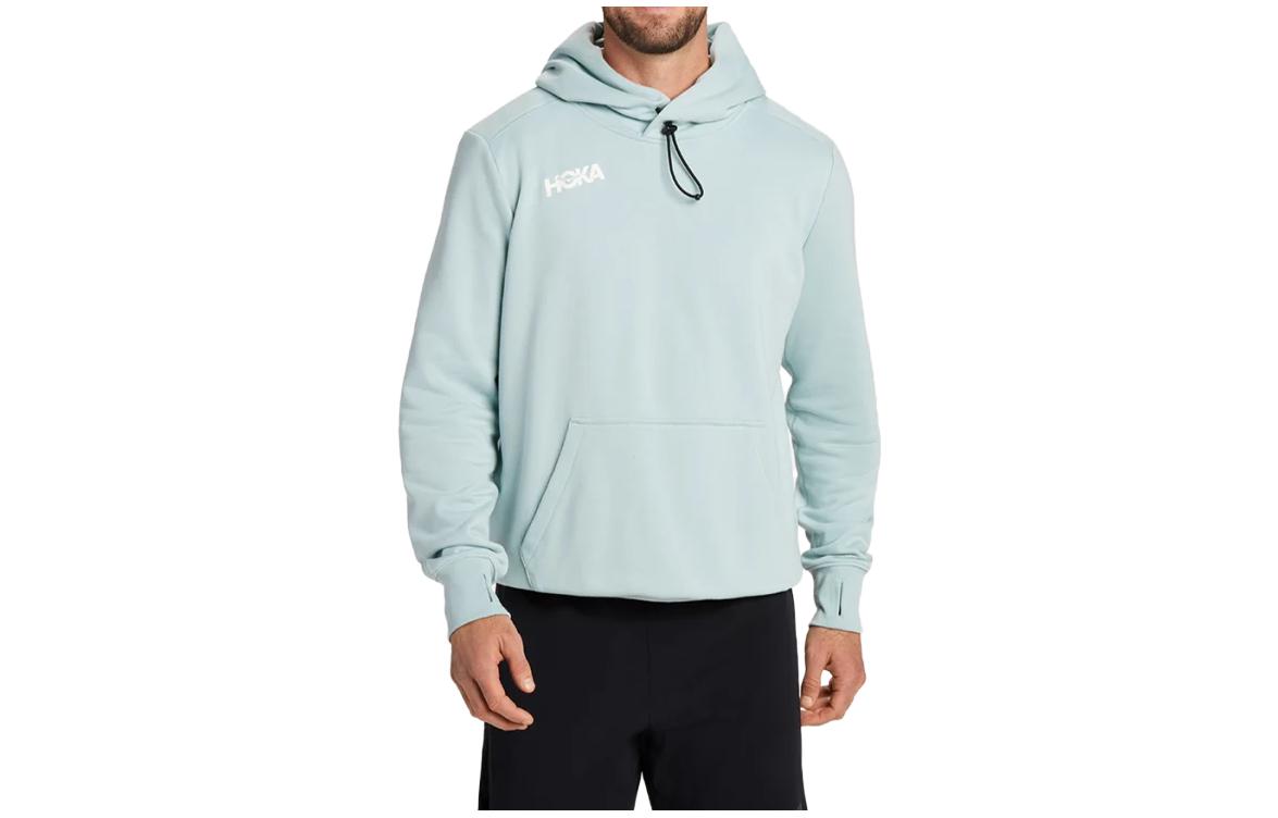 HOKA ONE ONE Pullover Letter Print Hoodie Cloud Blue Long Sleeve 1135056-CLDB