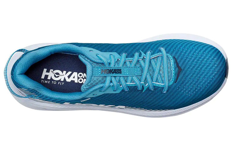 Lookbook HOKA ONE ONE Rincon 2 低幫 跑步鞋 男款 藍白