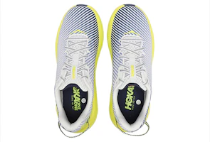 Shop HOKA ONE ONE Rincon 2 防滑減震 低幫運動跑步鞋 灰黃