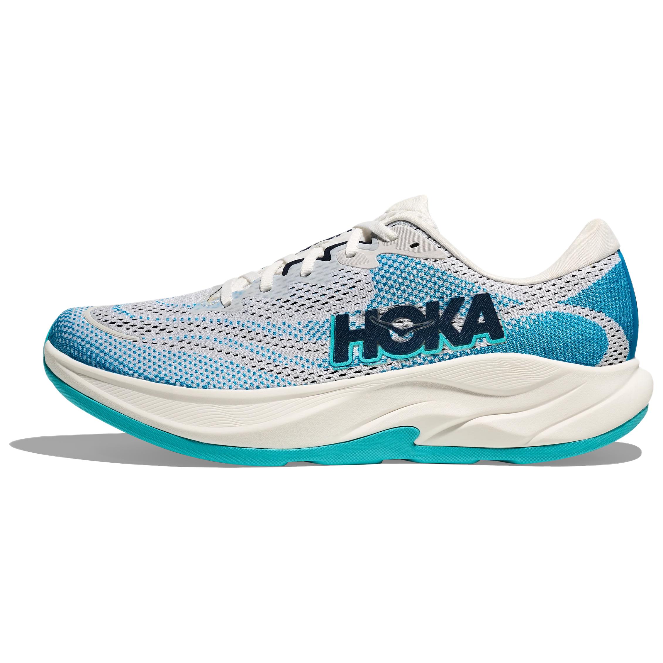 HOKA ONE ONE Rincon 4 Running Shoes Grey Blue - Comfortable & Durable. 1155130-FSK