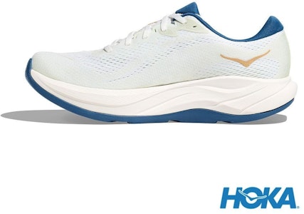 HOKA ONE ONE Rincon 4 寬楦輕量公路跑鞋 白/金白配色 HO1155132FTG Lookbook HOKA ONE ONE Rincon 4 寬楦輕量公路跑鞋 白/金白配色 HO1155132FTG