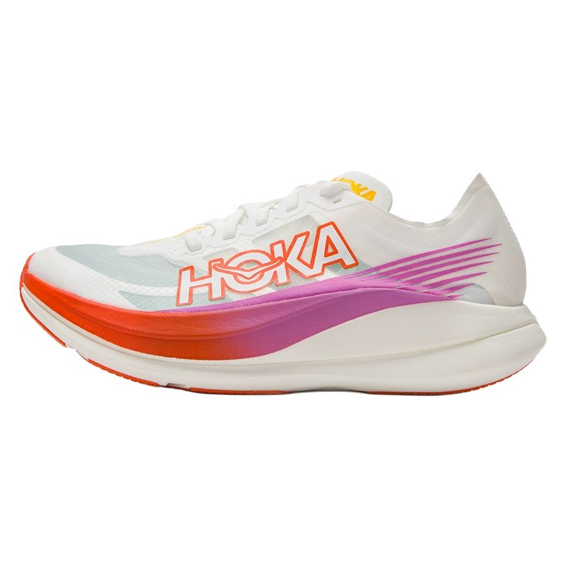 HOKA ONE ONE Rocket X 2 White Running Shoes - Stylish, Slip-Resistant, Durable. 1127927-FLV