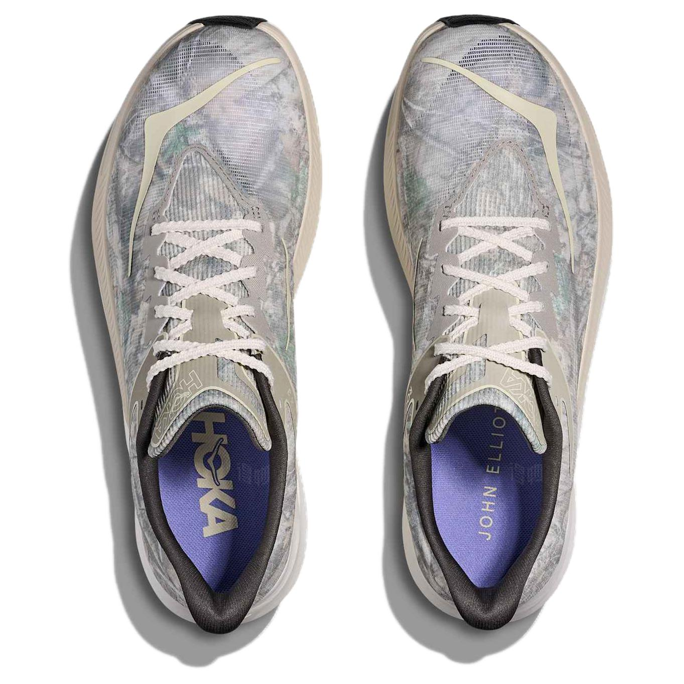 Details for HOKA One One Rocket X 3 John Elliott 噴灑綠白跑鞋 1180830-SQW
