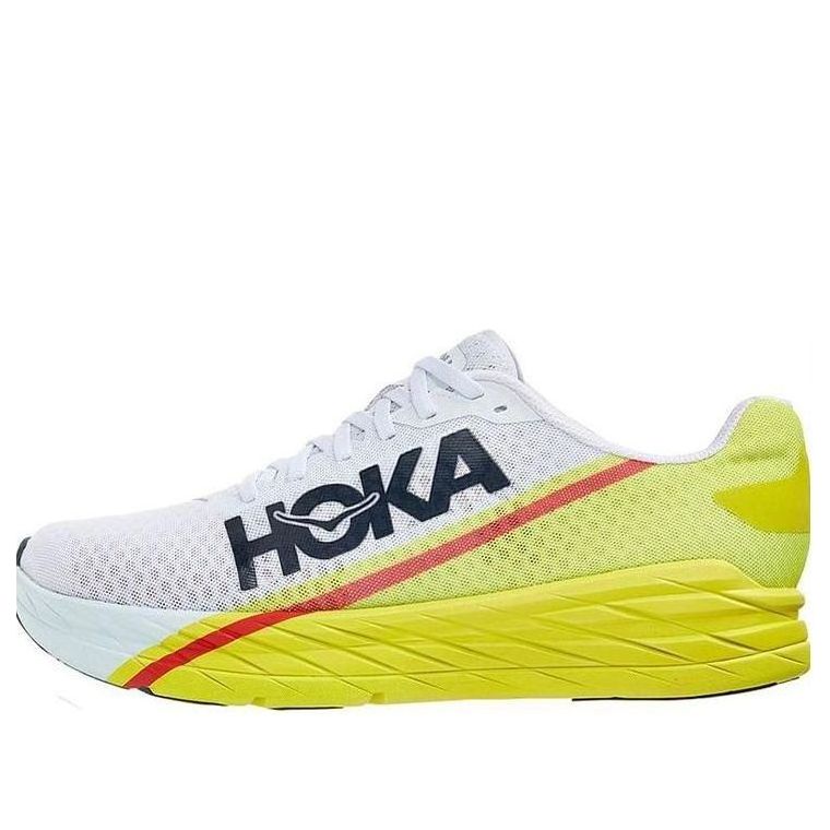Buy HOKA ONE ONE Rocket X 低幫 跑步鞋 男女同款 白黃