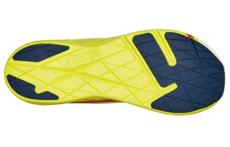 Shop HOKA ONE ONE Rocket X 低幫 跑步鞋 男女同款 白黃