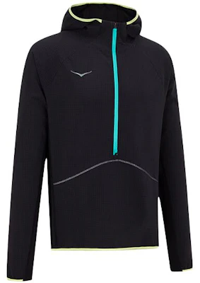 HOKA ONE ONE 黑色标志连帽夹克 Skyglow 半拉链休闲外套 1156098-BLACK Buy HOKA ONE ONE 黑色标志连帽夹克 Skyglow 半拉链休闲外套 1156098-BLACK