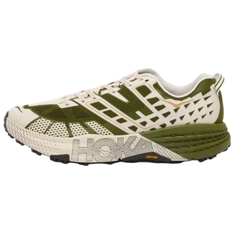 HOKA ONE ONE SPEEDGOAT 2 Moss Green Breathable Non-Slip Running Shoes . 1162710-MRSC