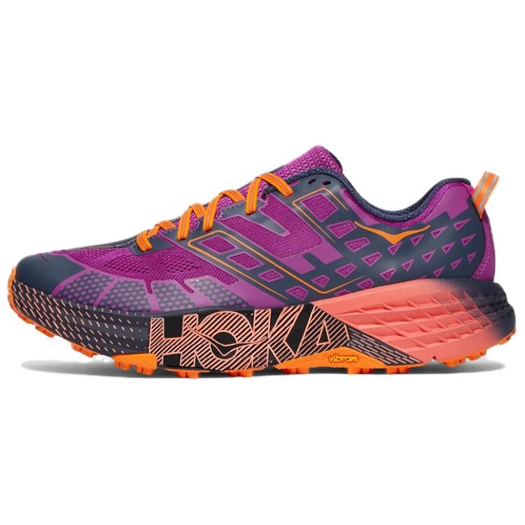 HOKA ONE ONE Speedgoat 2 Trail Running Shoes Purple Comfortable Design 1162710-WRC