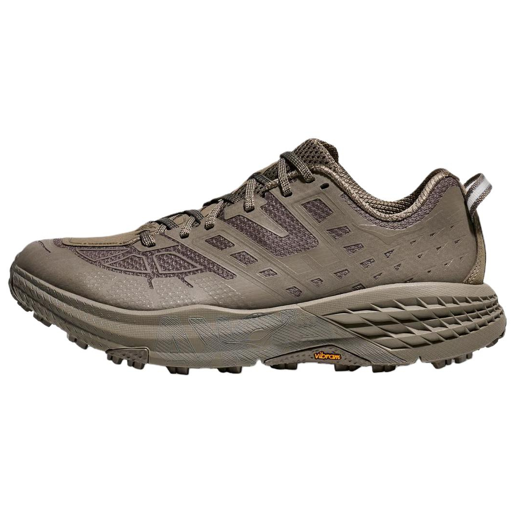 HOKA ONE ONE Speedgoat 2 Trail Running Shoes Walnut Brown Comfortable Fit 1171910-LST