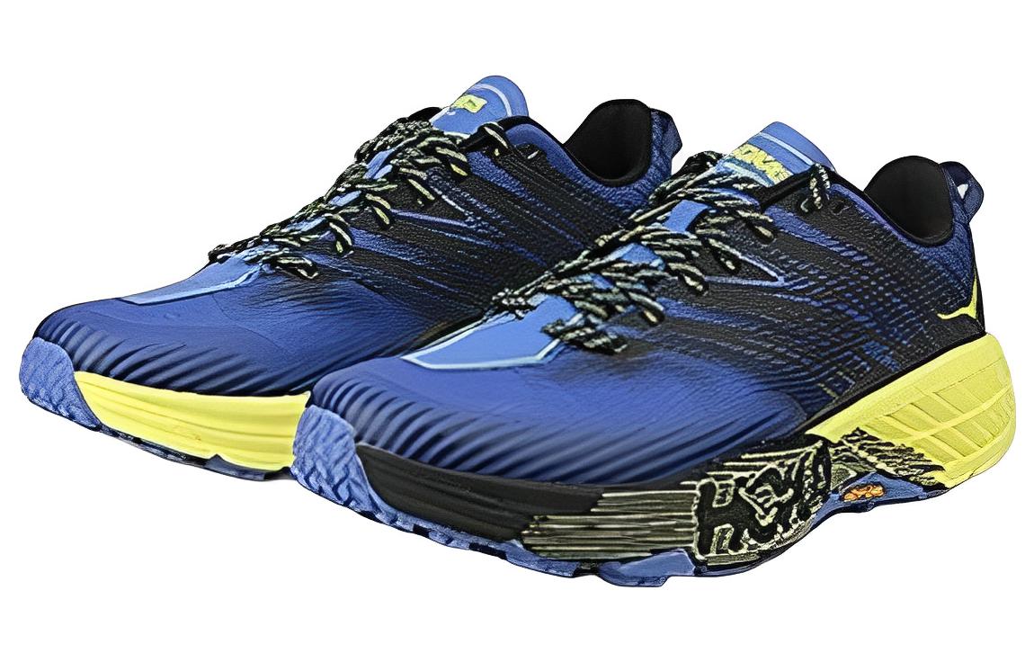 Shop HOKA One One Speedgoat 4 'Blue Yellow' 1106528-BIEP