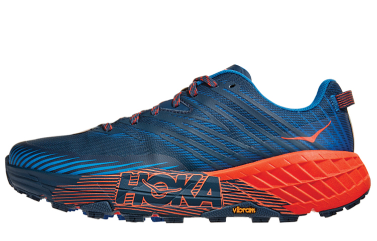 HOKA ONE ONE Speedgoat 4 'Majolica Blue Mandarin Red' 1106525-MBMR