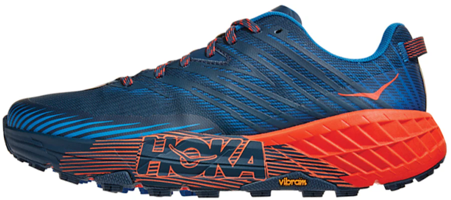 HOKA ONE ONE Speedgoat 4 'Majolica Blue Mandarin Red' 1106525-MBMR Buy HOKA ONE ONE Speedgoat 4 'Majolica Blue Mandarin Red' 1106525-MBMR