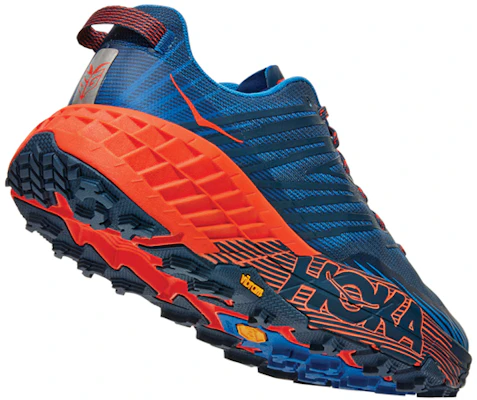 HOKA ONE ONE Speedgoat 4 'Majolica Blue Mandarin Red' 1106525-MBMR Lookbook HOKA ONE ONE Speedgoat 4 'Majolica Blue Mandarin Red' 1106525-MBMR