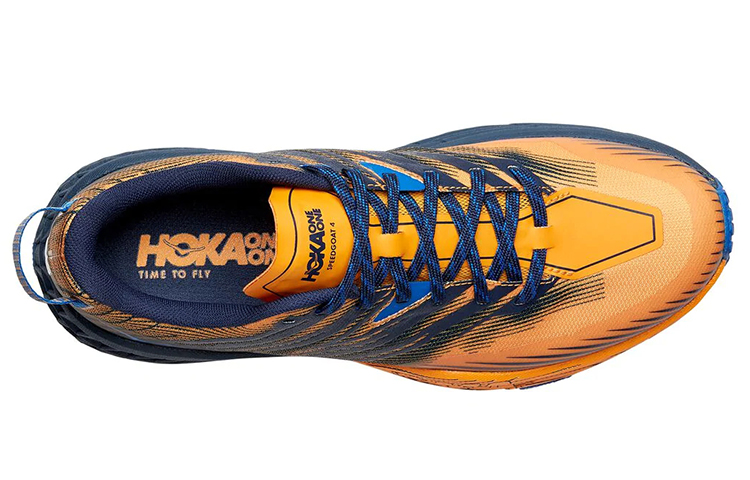 Lookbook HOKA ONE ONE Speedgoat 4 'Saffron Black Iris ' 1106525-SBIS