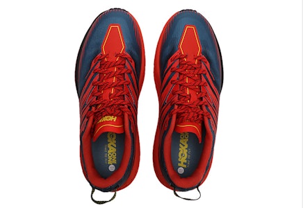HOKA ONE ONE Speedgoat 4 低筒跑步鞋 橙藍 Shop HOKA ONE ONE Speedgoat 4 低筒跑步鞋 橙藍