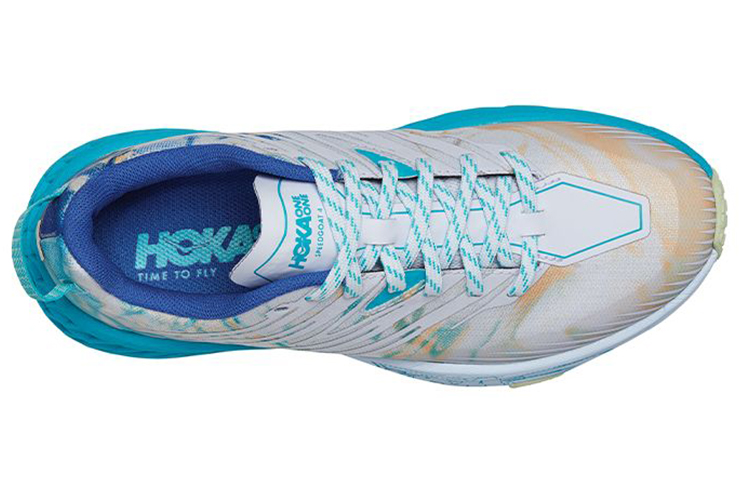 Lookbook HOKA ONE ONE Speedgoat 4 Wide 'Putih Biru' 1106528-TGT