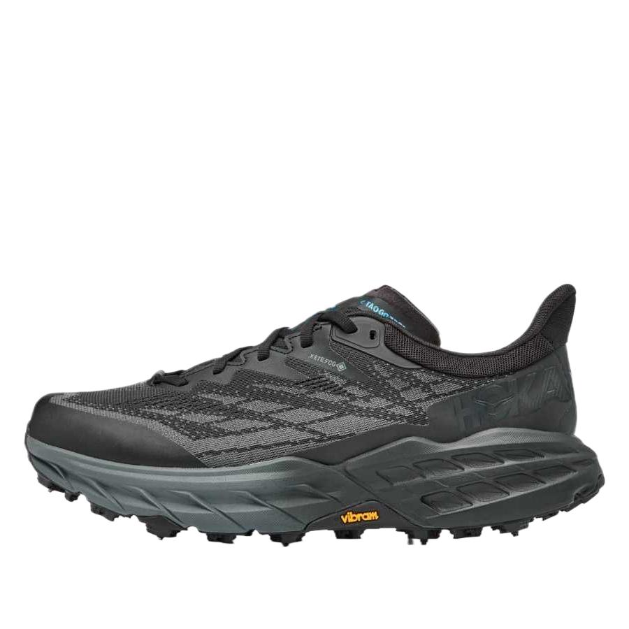 HOKA ONE ONE Speedgoat 5 GTX Spike Black Trail Running Shoes 1133550-BBLC