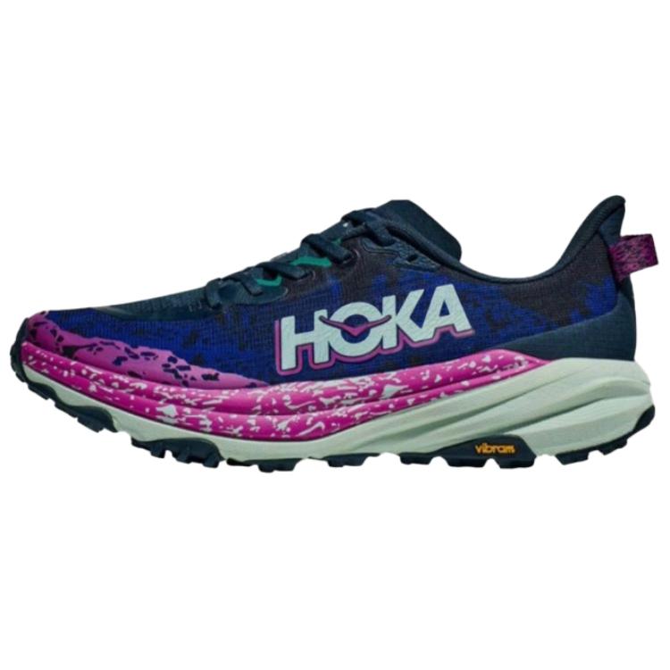 HOKA ONE ONE Speedgoat 6 Blue Trail Running Shoes – Cushioned & Durable 1147791-SMY
