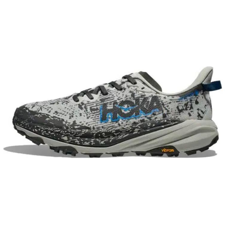 HOKA ONE ONE Speedgoat 6 GTX Trail Running Shoes Grey - Cushion & Traction 1155150-sstt
