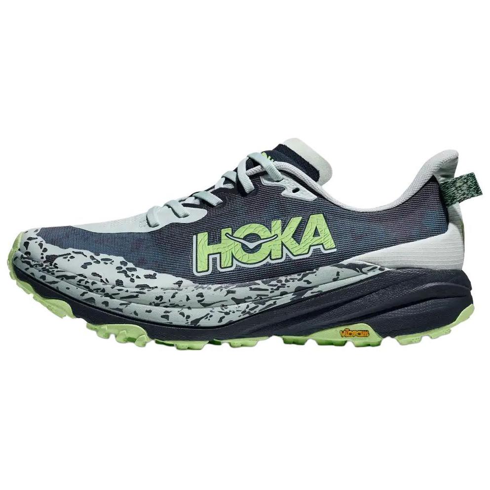 HOKA ONE ONE Speedgoat 6 Trail Running Shoes Blue/Green Comfortable Durable. 1147791-DRPL