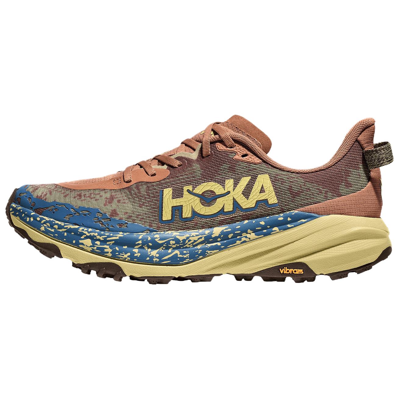 HOKA ONE ONE Speedgoat 6 Trail Running Shoes Brown - Cushioned & Breathable. 1147791-MPLC
