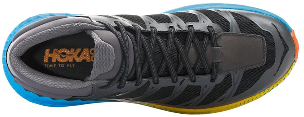 【鑑定詢問】HOKA ONE ONE Speedgoat 中筒防水越野跑鞋 黑藍黃 Lookbook 【鑑定詢問】HOKA ONE ONE Speedgoat 中筒防水越野跑鞋 黑藍黃