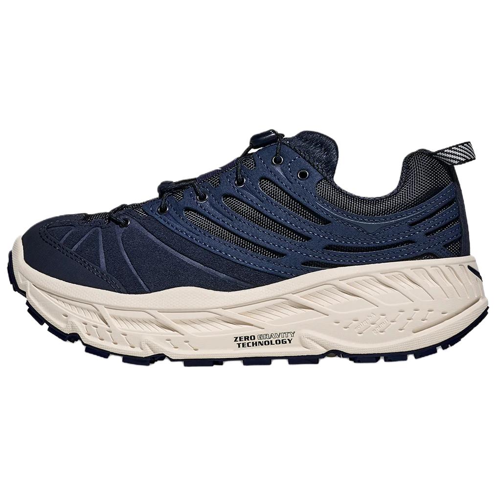 HOKA ONE ONE Stinson Evo OG Tp Navy Blue Low-Top Running Shoes Durable Comfort 1166450-VBS