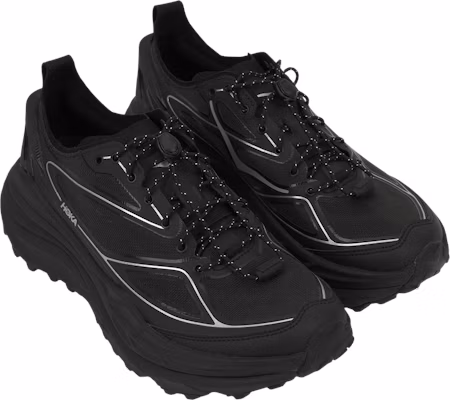 HOKA ONE ONE Stinson One7 Nero Argento Scarpe Trail Running Leggere 1168931-BKSV Shop HOKA ONE ONE Stinson One7 Nero Argento Scarpe Trail Running Leggere 1168931-BKSV